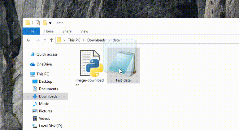 Fig. 1: windows image download